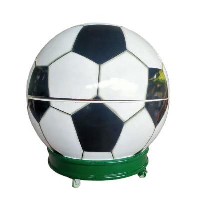 China Commercial Sourcing Fiberglass Commercial Football Train Juice Cart Food Cart For World Cup Business for sale