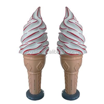 China Light weight ice cream cone sculpture decorations on sale for sale