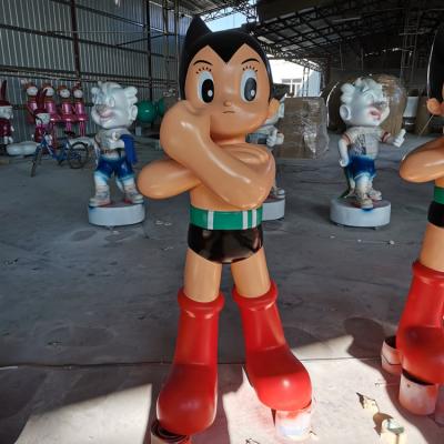 China Indoor and outdoor wholesale fiberglass cartoon character design life size sculpture for sale