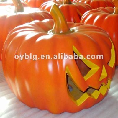 China Halloween Decoration Fiberglass Pumpkin-Halloween Pumpkin Decoration for sale