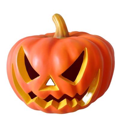 China Durability And Corrosion Resistance Outdoor Fiberglass Halloween Pumpkin Decorations Manufacturer for sale