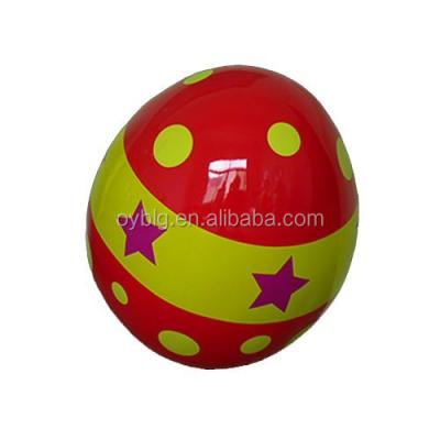 China Europe Large Size Colorful Fiberglass Egg For Easter Decorations for sale