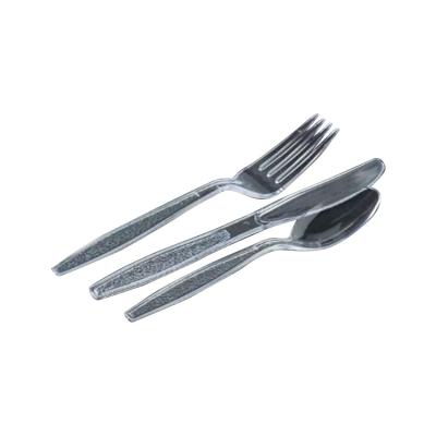 China Fashionable Heavy Duty Cutlery 2 Kit Plastic Disposable Cutlery Set Disposable PS Hot Selling for sale