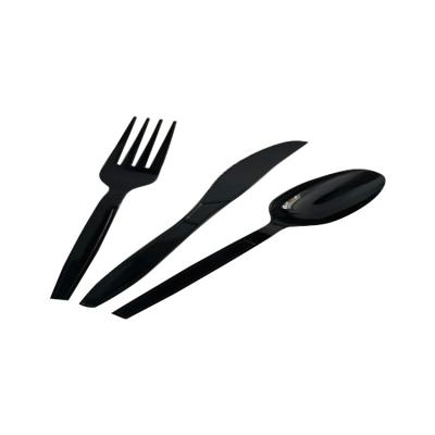 China Plastic Disposable Cutlery Cutlery PS Food Grade PS Fork Knife 190Mm Kit Set New for sale