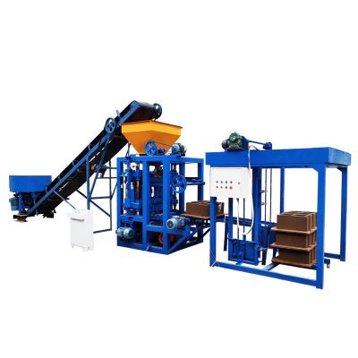 China retail used portable fly ash brick making machine for sale with price qt4-24 block making machine for sale