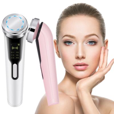 China Skin Tightening Facial Massager Photon High Frequency Led Light Therapy Multifunction Beauty Device for sale