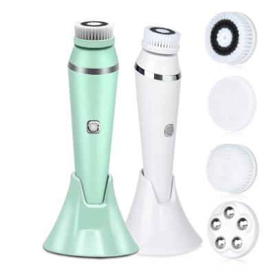 China 2020 New Product Ideas Waterproof Electric Exfoliators Face Brush Deep Cleansing Sonic Spin Exfoliating Brush for sale