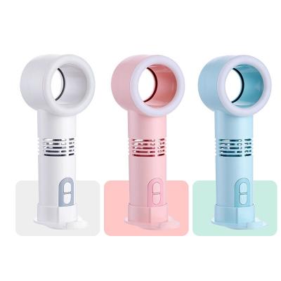 China 2020 usb bladeless rechargeable portable handheld mini fan bladeless fan with kc battery for sale