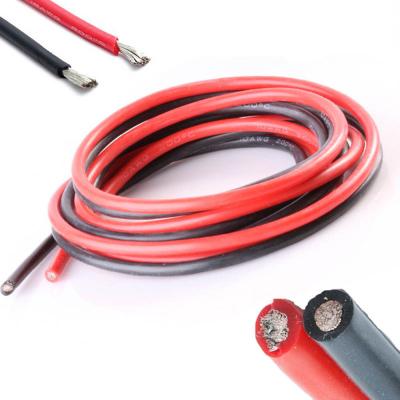 China Heatproof Tinned Copper Conductor 14awg Silicone Heating Wire for sale