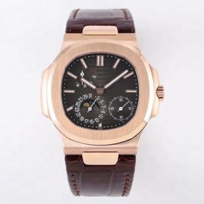 China Factory ETA 240 Luxury Mechanical Watch ZF Day/Date 2022 Multifunction Rose Gold 5712 Brand PP Watch New 40mm Watch for sale