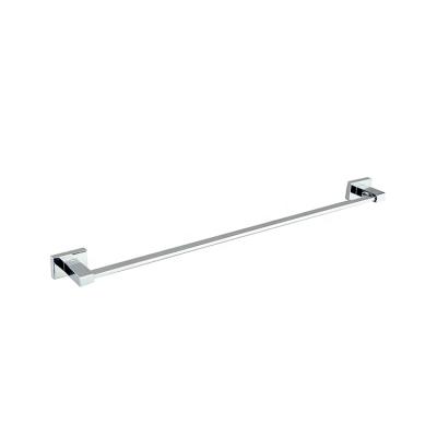 China Hot-selling Modern Zinc Bathroom Accessories Hardware Single Towel Rack Rail Rack Towel Rack for sale