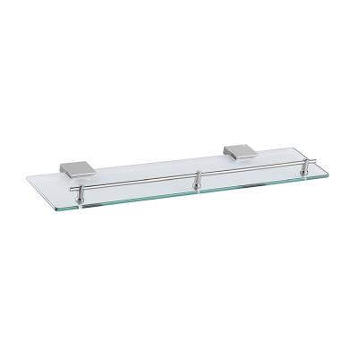 China Bathroom Zinc Hardware Bathroom Accessories Glass Bathroom Shelf for sale