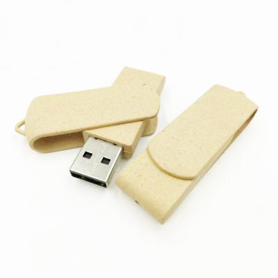 China High Quality Plastic Degradable USB Flash Drive Pen ST502 China USB Key Memory Environmental Factory With Custom Laser Or Printer Logo for sale