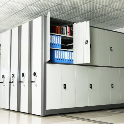 China Maximum space utilization and perfect seal MASS MEMORY SHELVING MASSIVE CABINET SYSTEM ON TRACKS for sale