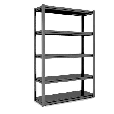 China Corrosion Protection Universal Free Standing Shelf Display Rack Shelving With Black for sale