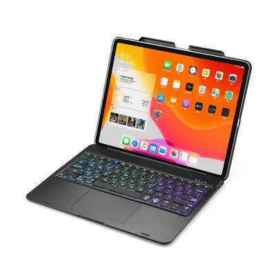 China Wireless Keyboard Case For iPad Pro 12.9 Inch 2018-3rd Gen / 2020-4th Gen Touchpad Backlight Keyboard Case Pencil Stand Included for sale