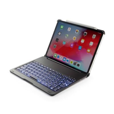 China ipad pro11 inch business keyboard slim wireless case folding aluminum alloy for sale