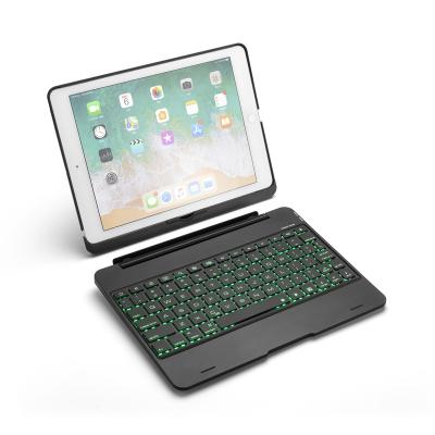 China Detachable Wireless Plastic Flip Backlight Keyboard Case For iPad 9.7 A1673/A1674/A1675 for sale