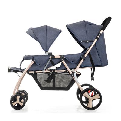 China Wholesale Customized Newborn Baby Stroller High Landscape Carbon Steel Adjustable Backrest China Baby Stroller for sale