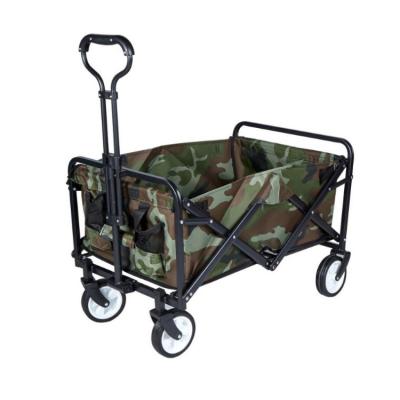 China Collapsible Collapsible Folding Wagon Cart, Outdoor Beach Cart, Heavy Duty Garden Cart with All Terrain Wheels for sale