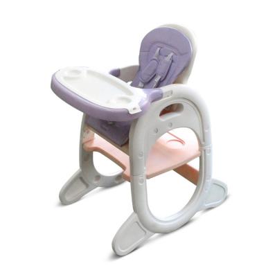 China Wholesale Modern Eco-friendly Plastic Cartoon Shaped Baby Highchair Multifunctional Baby Feeding Chair 3 in 1 Baby Referee Chair for sale