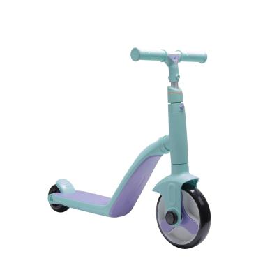 China Kids Scooter/Kids Balance Bike 2022 New Arrival 2 in 1 Foldable Kids Scooter Toddler Scooter, Kids Ride on Toys Adjustable Balance Bike for sale