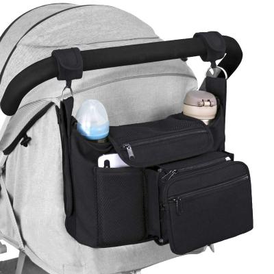 China Universal Baby Stroller Organizer Water Resistant Large Capacity Multifunctional Waterproof Mommy Bag For Baby Basics for sale