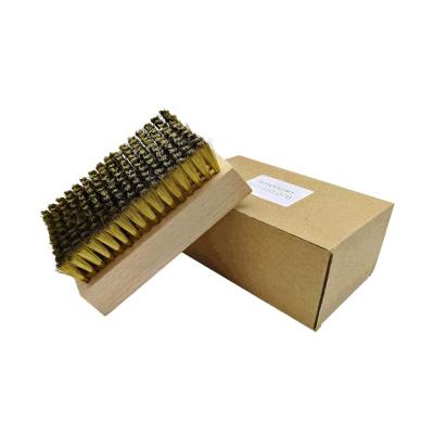 China Metal anilox roller cleaning copper wire wire brush for metal anilox cleaning roller and gravure roller for sale