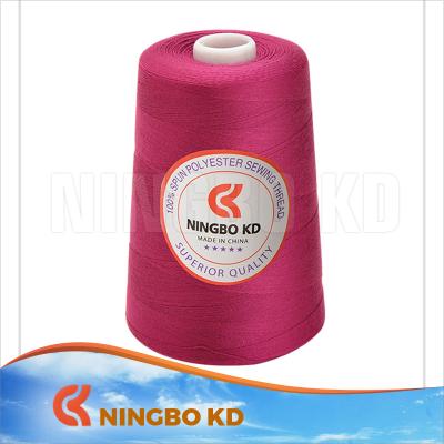 China High tenacity 40/2 high quality 100% polyester spun sewing thread with best price for sale