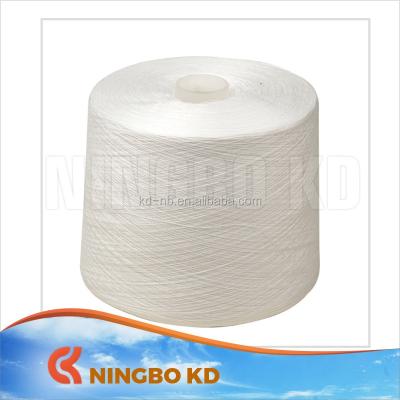 China 100% Spun Polyester Sewing Thread Raw White Stocking Shrinkage Free Dyed for sale