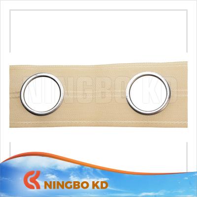 China Strip provided with durable high quality curtain grommets with rings for sale