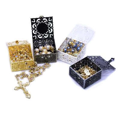 China Fashionable Elegant High-end Metal Rosary Hair Accessories Necklace Empty Gift Box Packing Gift BoxTiaras for sale