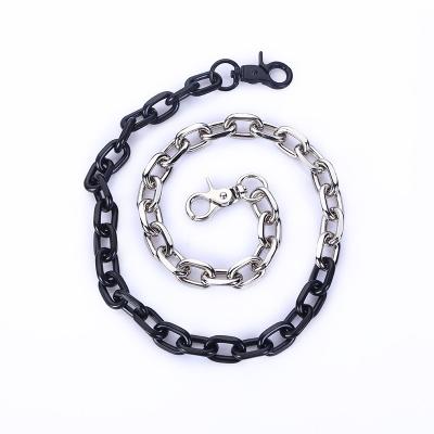 China Fashionable Jewelry Style Metal Key Chain Wholesale Cool Chic Black Pants Chains Ins Hip Hop Waist Chain Jewelry for sale