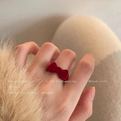 China BOHEMIA Ring Female Minority Design Candy Color Flower Insti Tide Acrylic Ring Cold Wind Fashion Personality Ring for sale