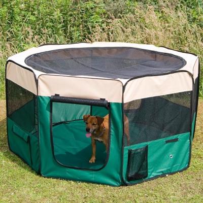 China Sustainable Fabric Dog Exercise Pet Portable Dog Playpen for sale