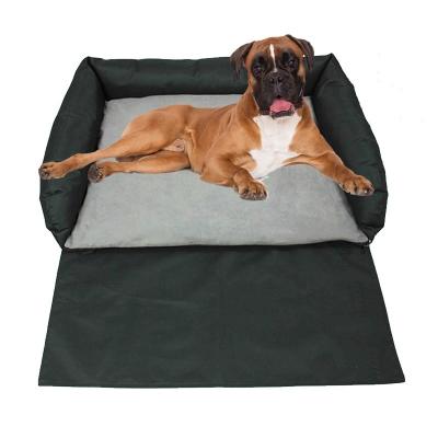 China Waterproof High Quality Luxury Washable Dog Sofa Soft Car Bed Pet Car Bed for sale