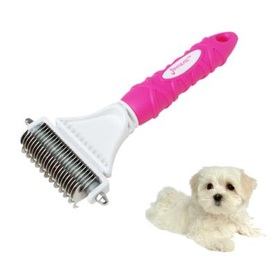 China Best Viable Professional Grooming Tool and Pet De-shedding Brush for sale