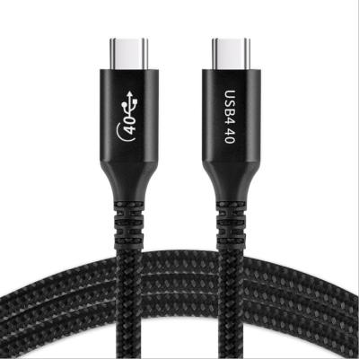 China 2021New Popular Full-range 8K@60Hz 40Gbps Pd100W Fast Charging Data Cable Thunderbolt 4/USB4 Compatible with Thunderbolt 3 for sale