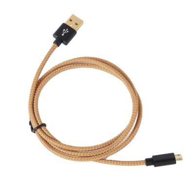 China Factory Wholesale High Quality Multi USB Cable AM ​​Data Transfer Function Nylon Braid To Mirco Gold Plated 3A Terminal Fast Charging Data Transmission Cable for sale