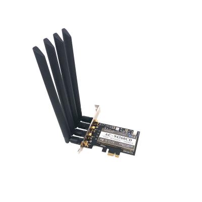 China Broadcom BCM94360 PCI Express 802.11AC 1300Mbps WIFI BT 4.0 Desktop Dual Band Wireless Adapter for MAC OS Network Card for sale