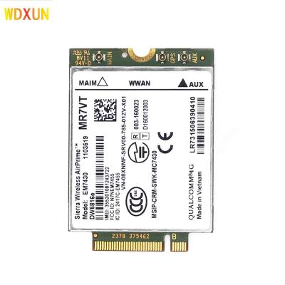 China LAPTOP EM7430 DW5816e GOBI6000 4G LTE Card For Dell Latitude 7280 7285 7290 7389 7390 7480 7490 E7470 Cat6 300M 4G Module for sale