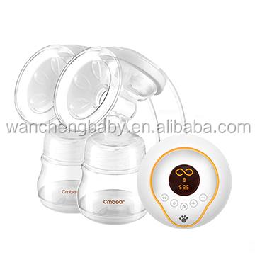 China BPA free best selling double bottle electric breast pump double eletric breast pump for sale