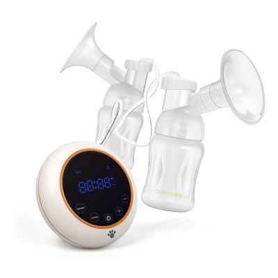 China BPA free cmbear new design double screen crystal breast pump pumping with boost motor for sale