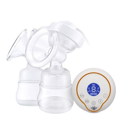 China BPA Free OEM Customized Sale Breast Pump Double-feeding Bottle Silicone Flange Quick Breast Pump With Baby Nipple for sale