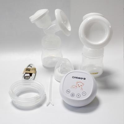 China BPA Free Double Breast Pump Cmbear Breast Pump Milk Expression Machine Silicon Electric Baby Milk Device for sale