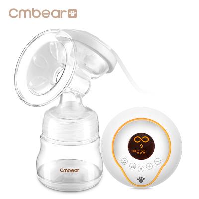 China BPA Free Single Suction Different Speed ​​Hot Breast Pump Sucking And Massage LCD for sale