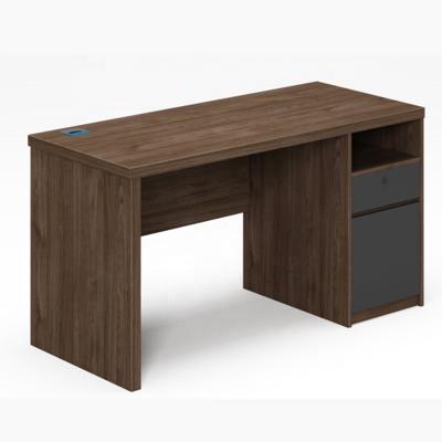 China Eco-friendly Simple Modern Wooden Office Furniture Administrative Staff Table Computer Desk for sale