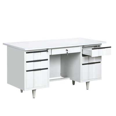 China Popular Single View Adjustable Metal White Steel Executive Desk (Height) for sale