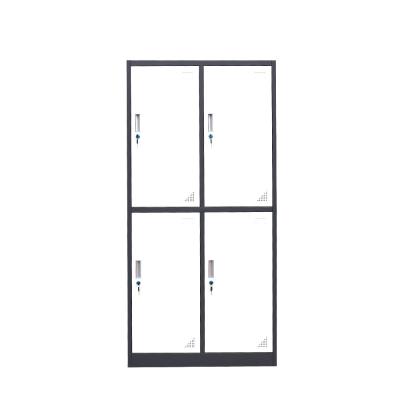 China Wholesale Price Modern Metal Filing Cabinets Office 4 Door Metal Storage Cabinets with Movable 4 Shelf Filing Kabinet lemari besi archivad for sale