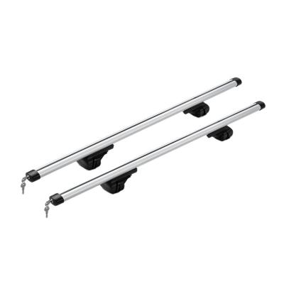 China Universal Aluminum Car Roof Rack Single Cross Bar With Lock for sale